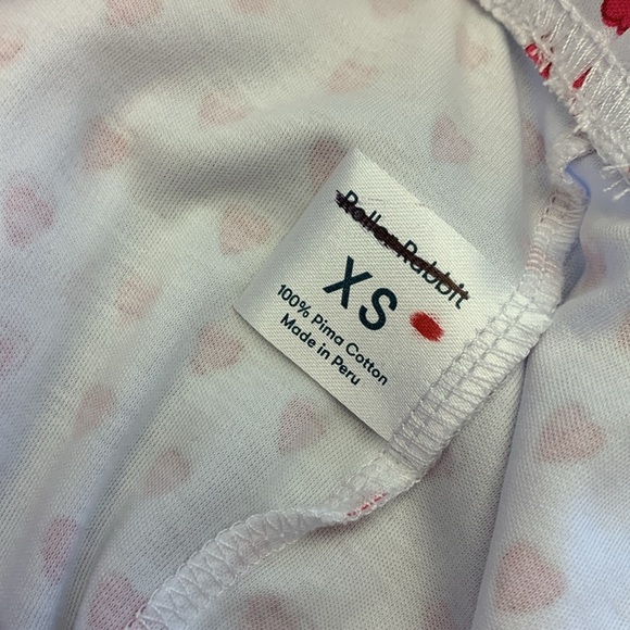 Roller Rabbit heart pajamas size xs - Picture 7 of 7